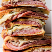 Medianoche Sandwich (like a Cubano)