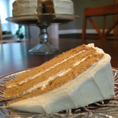 Spice Cake, Paleo with Maple-Cashew Frosting