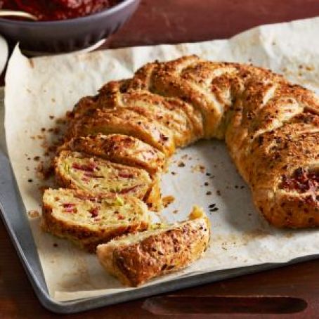 Puff Pastry Pepperoni Pizza Roll