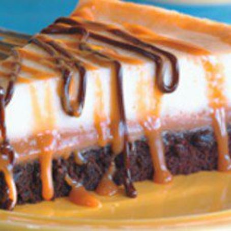 Brownie Caramel Cheesecake