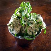 Bay Scallops in Wood Sorrel Butter Sauce