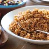 Baked Mexican Brown Rice