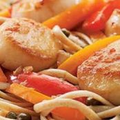Scallop Scampi with Peppers