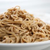 Chilled Peanut Soba Noodles
