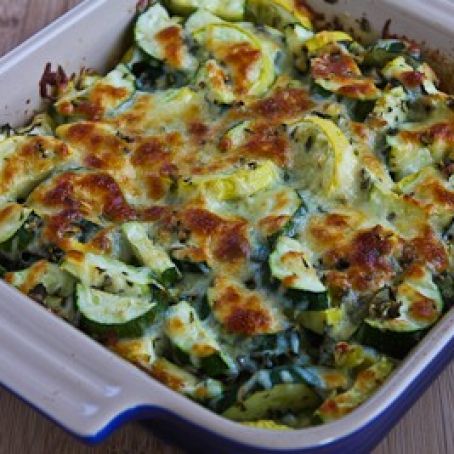 Recipe for Easy Cheesy Zucchini Bake