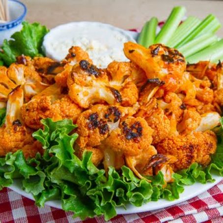 Buffalo Roasted Cauliflower