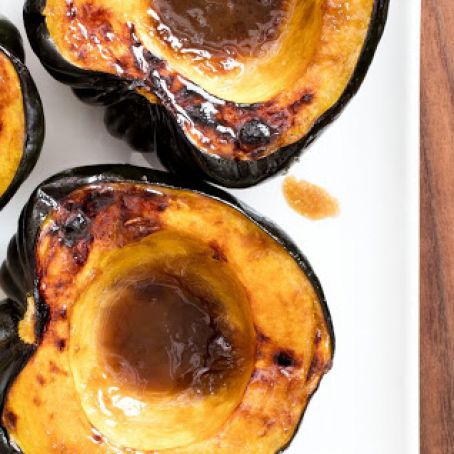 SQUASH*****Roasted Squash with Brown Sugar, Bleu Cheese and Pumpkin Seeds