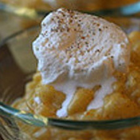 Pumpkin Cardamom Rice Pudding w/ Maple Cream