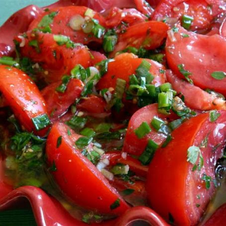Killer Marinated Tomatoes