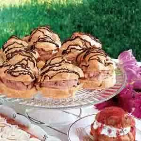 Chocolate-Filled Cream Puffs