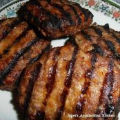 Grilled BBQ Meatloaf Burgers