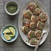 Seared Sea Scallops with Sesame-Cilantro Gremolata