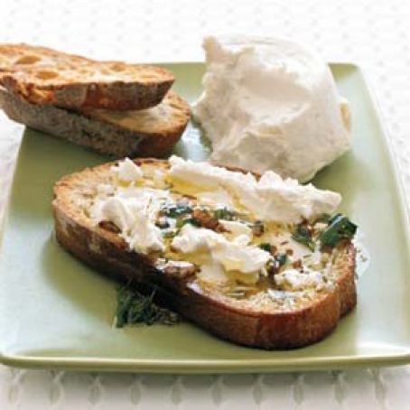 Goat Cheese Bruschetta