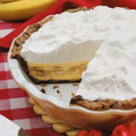Chocolate Chip Banana Cream Pie