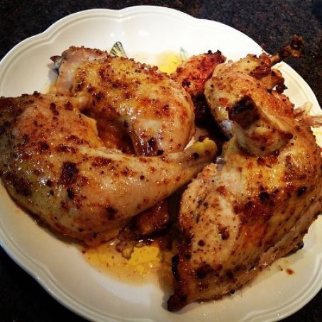 Oven Roasted Chicken with a cajun spice rub