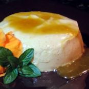 Pumpkin Panna Cotta with Orange Caramel Sauce