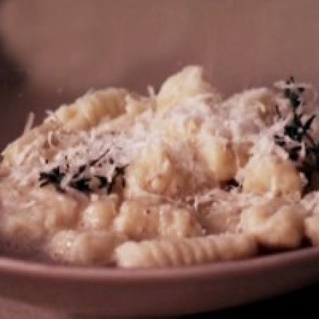 Gnocchi with Butter Thyme Sauce