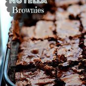 Gooey Nutella Brownies
