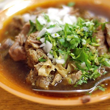 Meals (Mexican Stew: Birria)