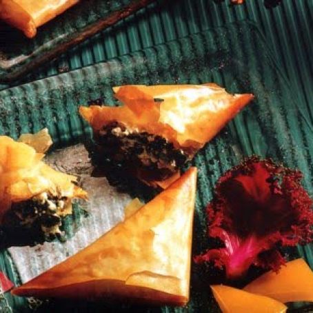 Spinach and Cheese Phyllo Triangles