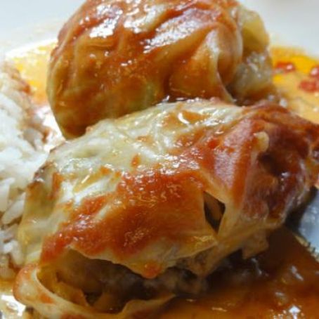 Stuffed cabbage rolls