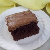 Moist Chocolate Cake with Fudge Frosting Recipe