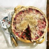 Pie, Raspberry-Rhubarb