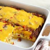 Velveeta Cheesy Bacon Brunch Casserole