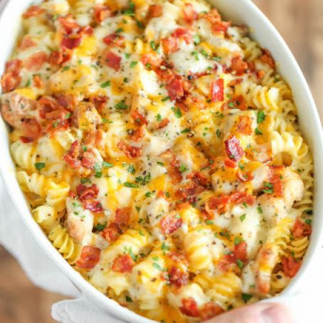 Chicken Bacon Ranch Casserole