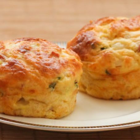 Cottage Cheese and Egg Breakfast Muffins with Cheddar Cheese