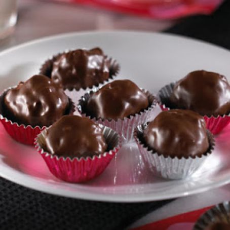 Chocolate Peanut Butter Rice Krispy Balls