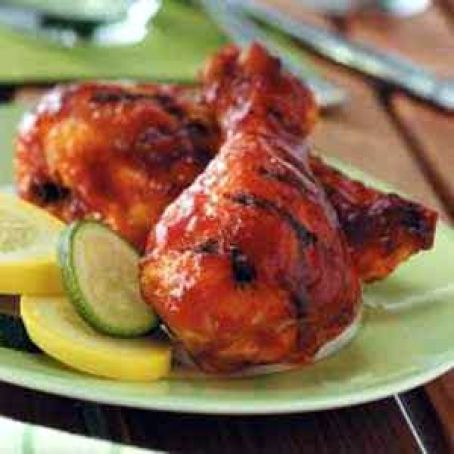Saucy Barbecued Chicken Recipe