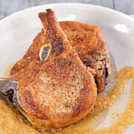 SAUERKRAUT-BRAISED PORK CHOPS