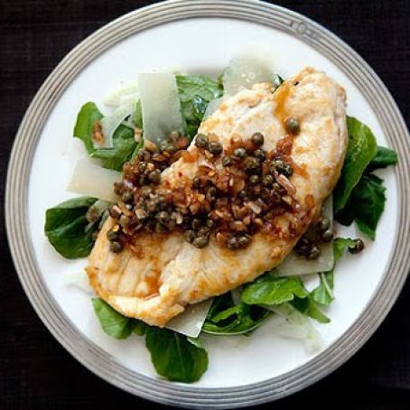 Chicken Cutlets with Caper Sauce
