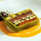 VEGETABLE TERRINE w/SUPER VEGGIE STOCK