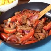 Peruvian Beef Saltado(stir-fry) ***