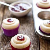 Peanut Butter and Jelly Cupcakes