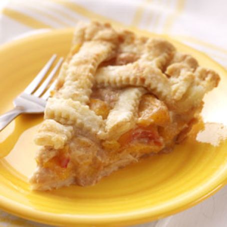 Peaches 'n' Cream Pie Recipe
