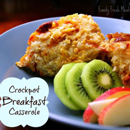 Breakfast Casserole in Crockpot
