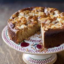Swedish Apple and Almond Cake