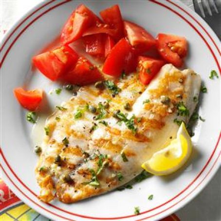 Grilled Tilapia Piccata Recipe