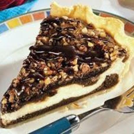 Cream Cheese Brownie Pie
