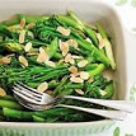 Broccolini With Toasted Almonds