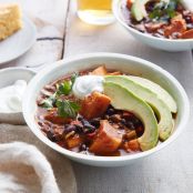 Slow-Cooker Sweet Potato-Black Bean Chili Recipe