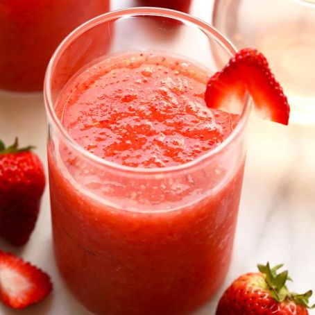 Strawberry Peach Frose