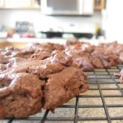 Chocolate-Chocolate Chip Bacon Cookies