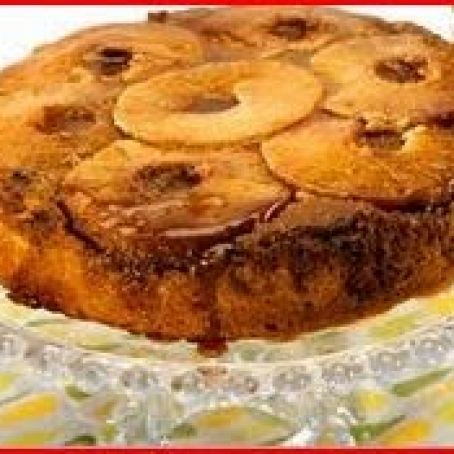 Pineapple Upside-Down Cake with Dark Rum Sauce - Best Recipes Ever