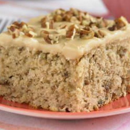 Butter Pecan Banana Cake