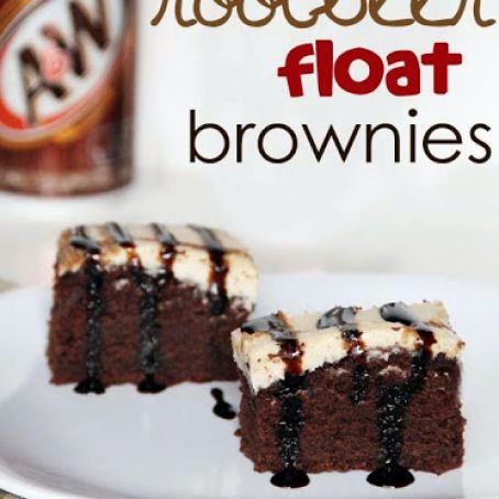 Root Beer Float Brownies
