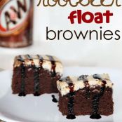 Root Beer Float Brownies